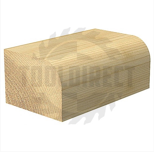 Фреза радиусная с полками "Калёвка" (нижний подшипник) R=9.5 D=31.8x16.7x58 S=8 Z2 HW PROCUT   