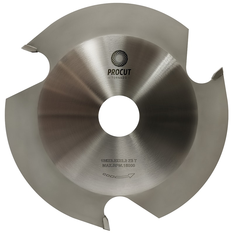 Пильный диск для УШМ D=125x22x3.2/2.2 Z=3 T по дереву Speed cutter PROCUT   