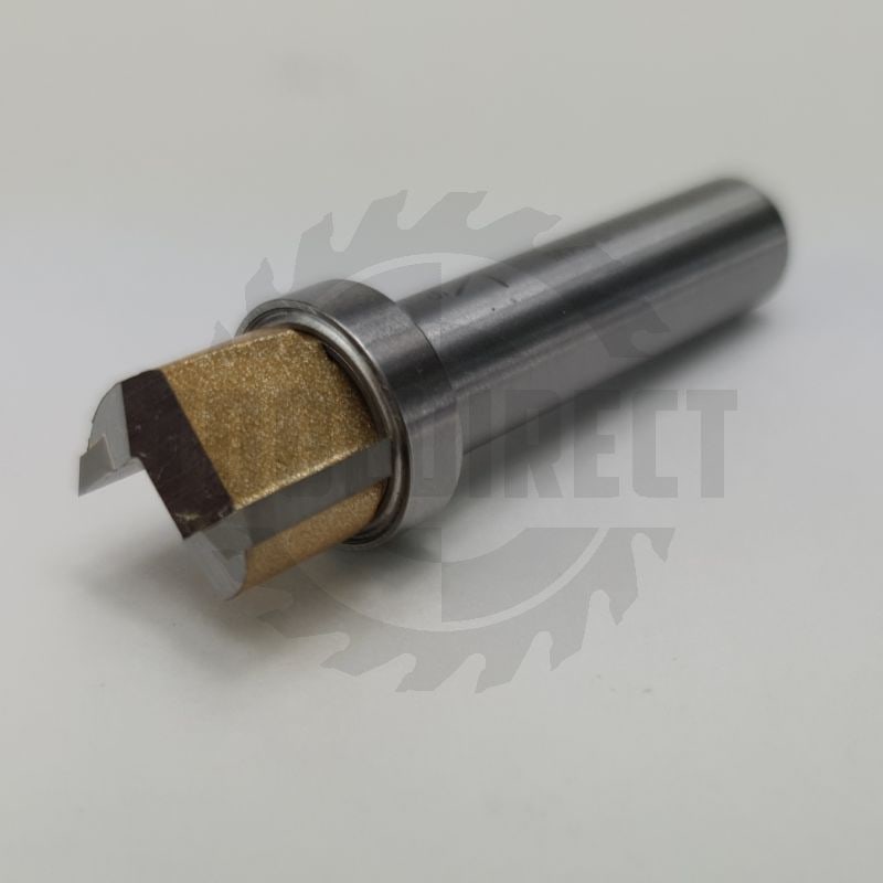 Фреза концевая обгонная (верхний подшипник 706050) D=12x8x44 S=8 Z2 HW ARDEN   