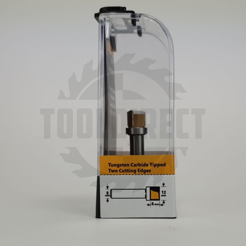 Фреза концевая обгонная (верхний подшипник 706050) D=12x8x44 S=8 Z2 HW ARDEN   