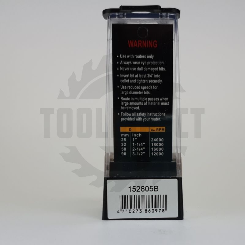 Фреза концевая обгонная (верхний подшипник 706050) D=12x8x44 S=8 Z2 HW ARDEN   
