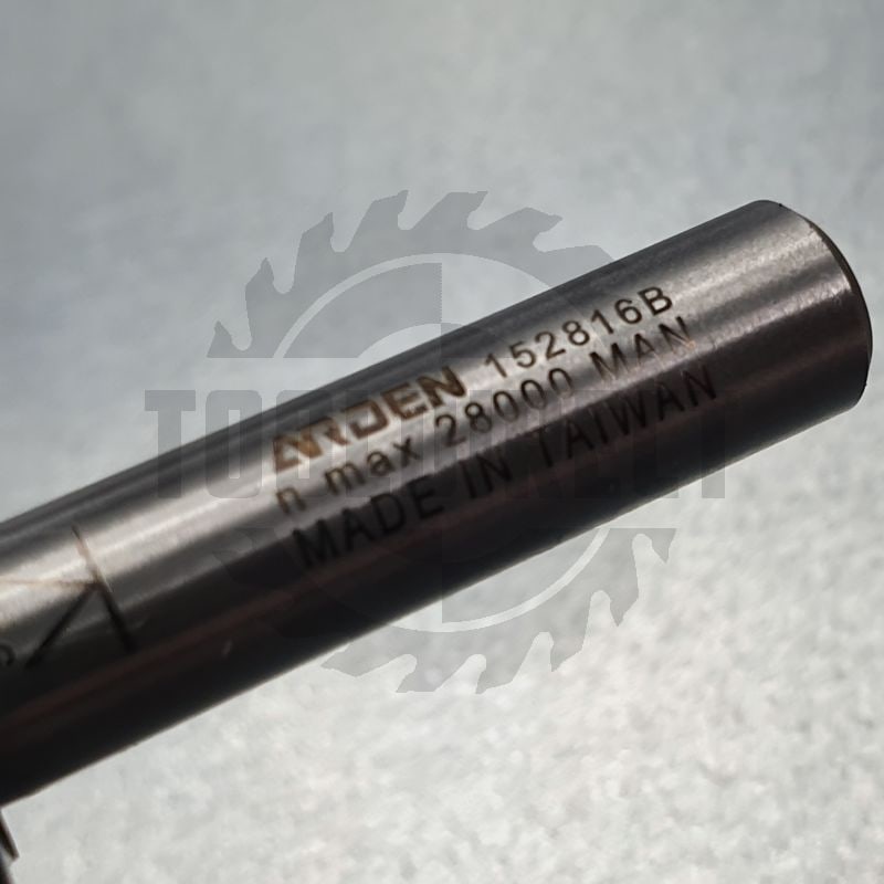 Фреза обгонная (верхний подшипник 706106) D=16x10x54 S=8 Z2 HW ARDEN   