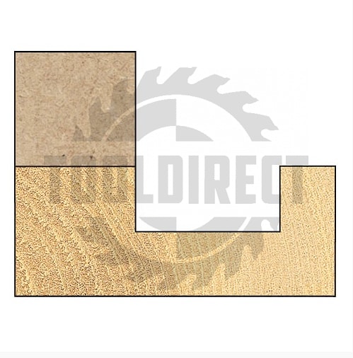 Фреза обгонная (верхний подшипник 706106) D=16x15x60 S=8 Z2 HW ARDEN   