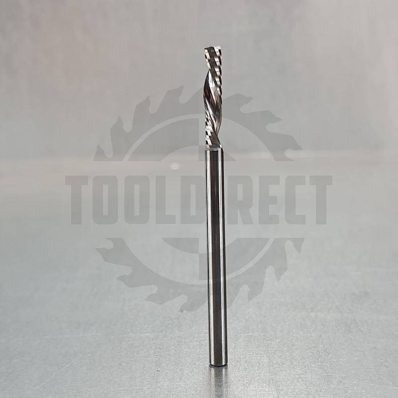 Фреза спиральная для ЧПУ однозаходная Z1 (нижний рез) D=3x15x38 S=3 Tideway   