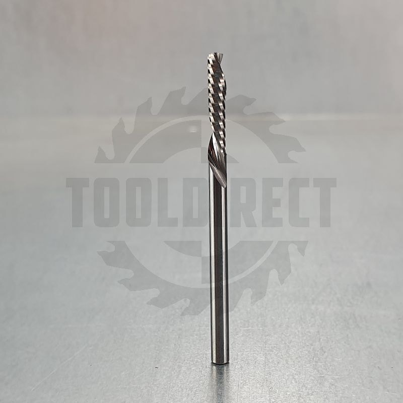 Фреза спиральная для ЧПУ однозаходная Z1 (нижний рез) D=3x15x38 S=3 Tideway   
