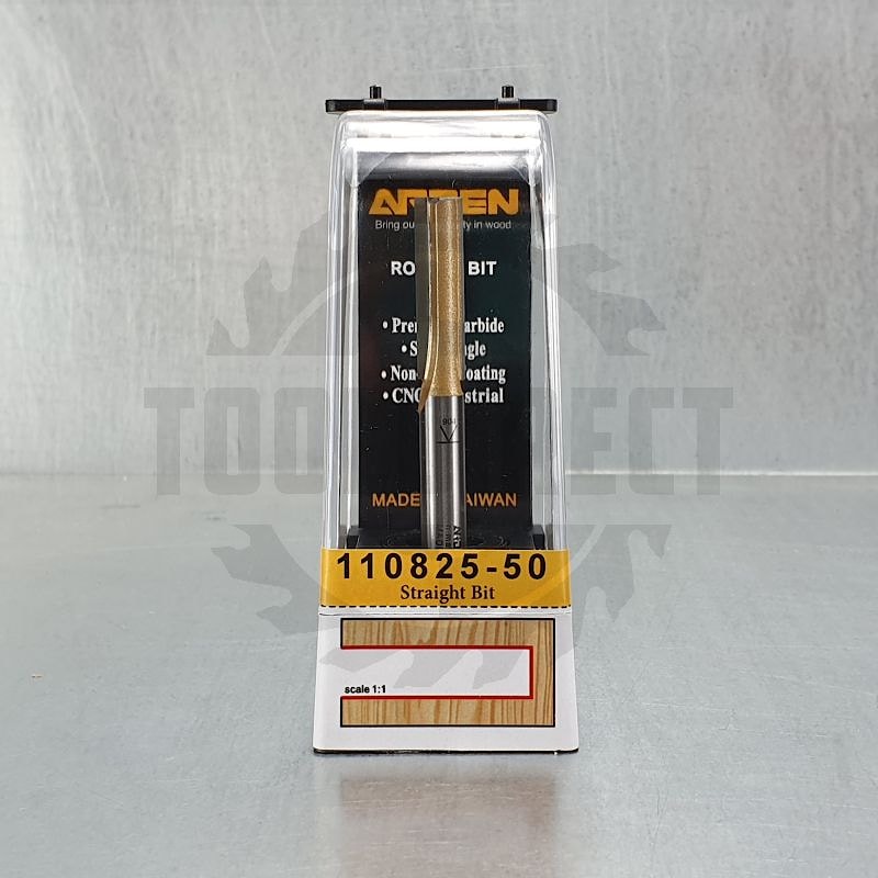 Фреза концевая прямая пазовая для фрезера и ЧПУ D=8x30x83 S=8 Z2 HW ARDEN