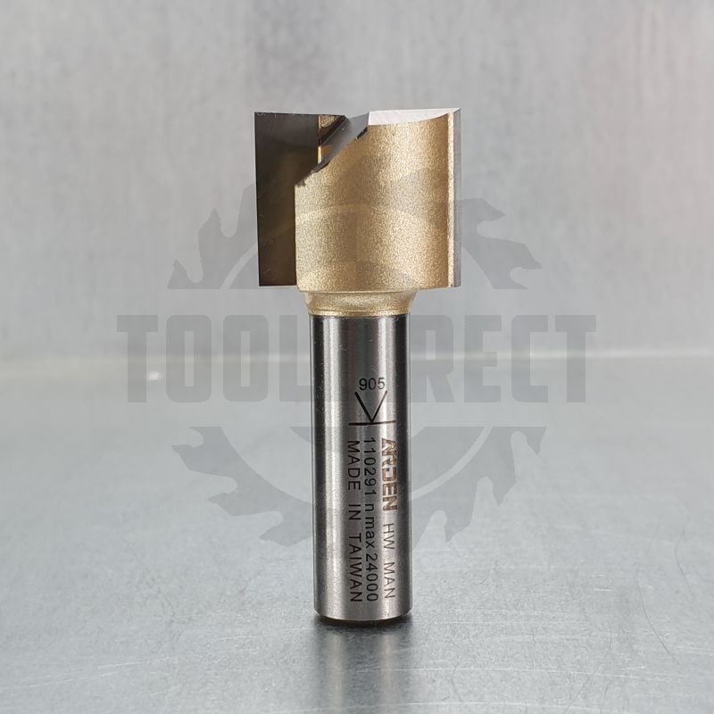 Фреза концевая прямая пазовая для фрезера и ЧПУ D=24x20x60 S=12 Z2 HW ARDEN