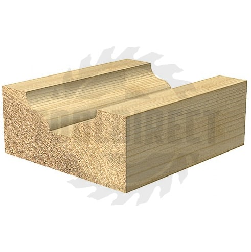 Фреза концевая профильная "Гусёк" R=5 R=2 D=14x10x50 d1=4 S=12 Z2 HW ARDEN   