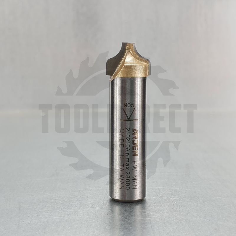 Фреза концевая профильная "Гусёк" R=5 R=2 D=14x10x50 d1=4 S=12 Z2 HW ARDEN   