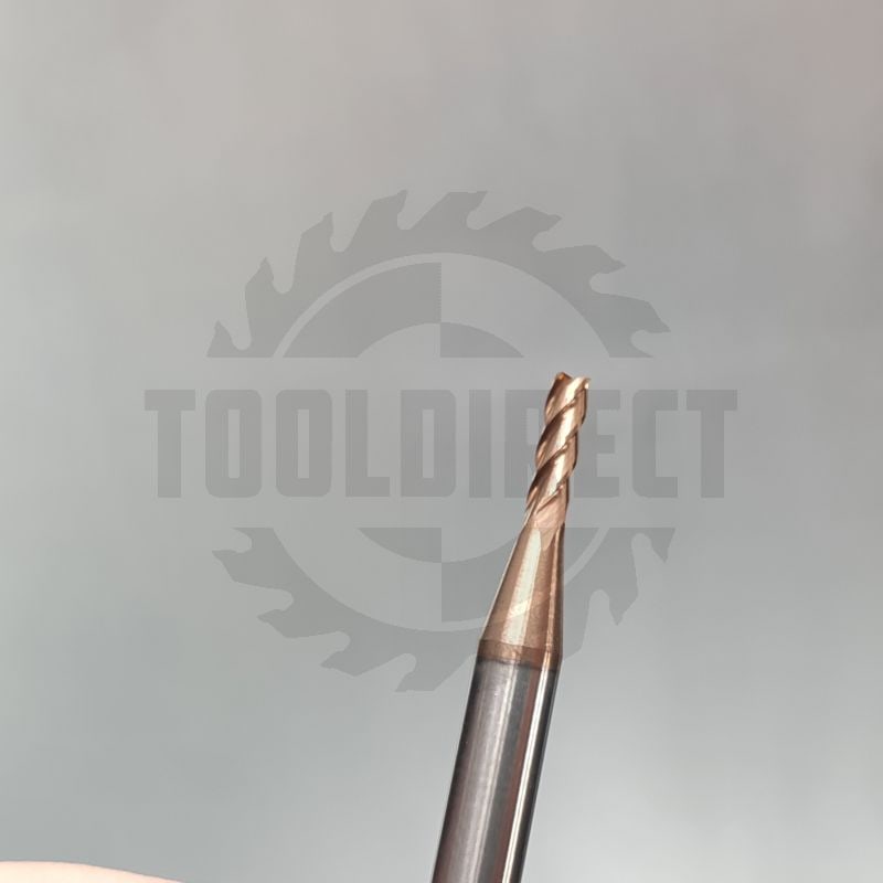 Фреза спиральная твердосплавная Z4 по стали для станка с ЧПУ TiAlN D=2x6x50 S=4 Rotis   