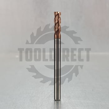 Фреза спиральная твердосплавная Z4 по стали для станка с ЧПУ TiAlN D=4x11x50 S=4 Rotis — артикул 143.0411504SL