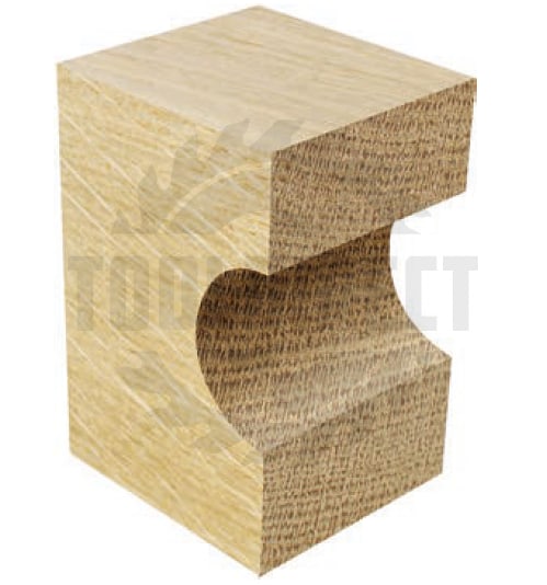 Фреза концевая канавка (верхний и нижний подшипник 706106) R=5 D=26x10x58 S=8 Z2 HW ARDEN