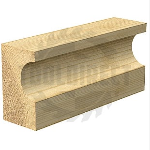 Фреза концевая канавка (верхний и нижний подшипник 706106) R=5 D=26x10x58 S=8 Z2 HW ARDEN