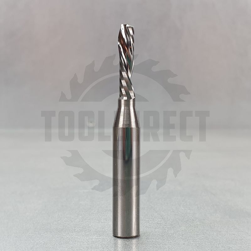 Фреза концевая спиральная для ЧПУ однозаходная Z1 (нижний рез) D=5x20x60 S=8 Tideway   