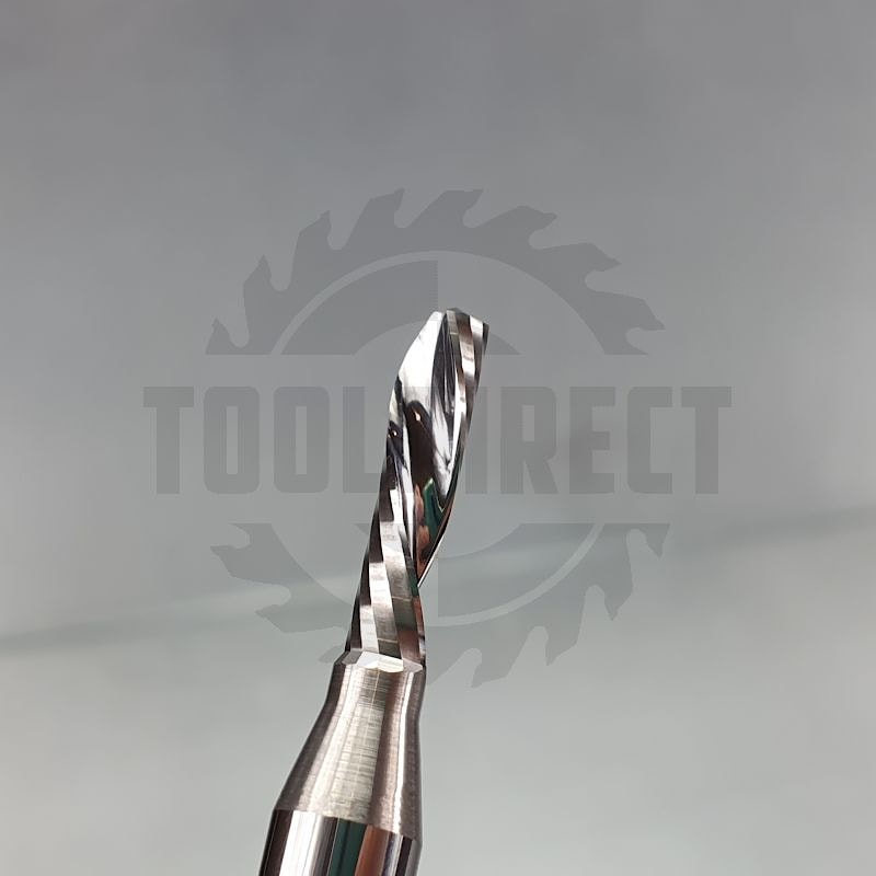 Фреза концевая спиральная для ЧПУ однозаходная Z1 (нижний рез) D=5x20x60 S=8 Tideway   