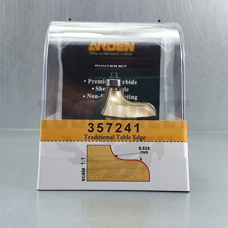 Фреза фигурная классическая столешница R=9.525 D=63.5x19.05x71 S=12 ARDEN 357241   