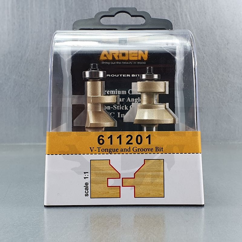 Набор концевых фрез "ВАГОНКА" D=50.8X29.65 S=12 ARDEN 611201