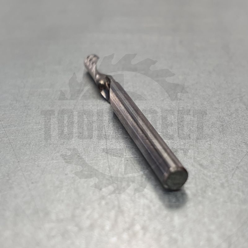 Фреза спиральная Z1 однозаходная (верхний рез) D=3.175x12x38 S=3.175 Tideway