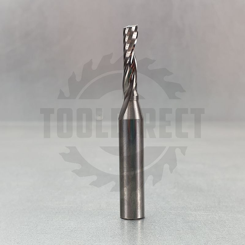 Фреза концевая спиральная Z1 однозаходная (верхний рез) D=5x20x60 S=8 Tideway   