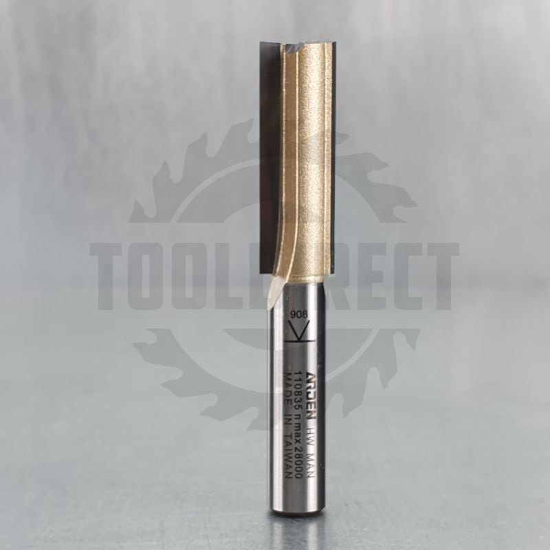 Фреза концевая прямая пазовая для фрезера и ЧПУ D=10x30x62 S=8 Z2 HW ARDEN
