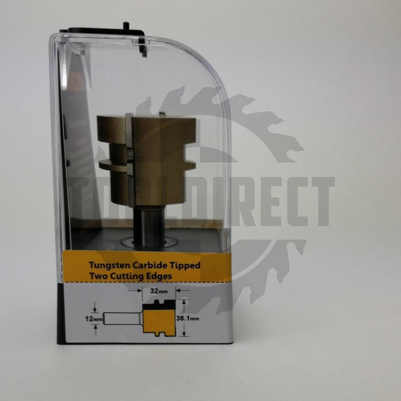 Фреза концевая "Сращивание Щит" 15-30мм D=38.1x32x71 S=12 Z2 HW ARDEN   