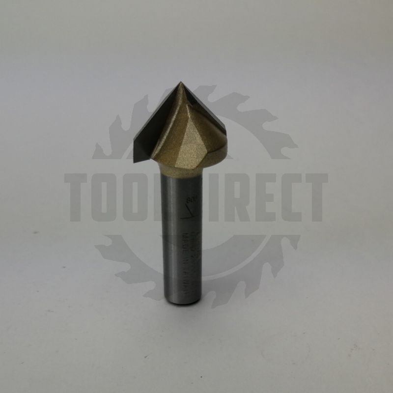 Фреза пазовая конусная V-образная угол V=90° D=19.05x12.7x45 S=8 Z2 HW ARDEN