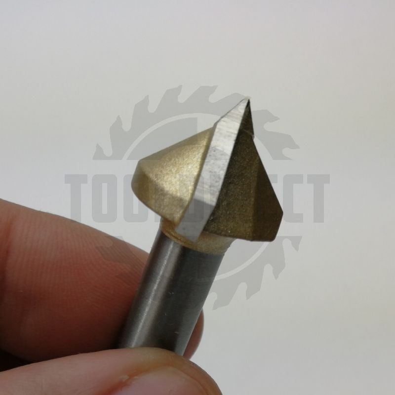 Фреза пазовая конусная V-образная угол V=90° D=19.05x12.7x45 S=8 Z2 HW ARDEN