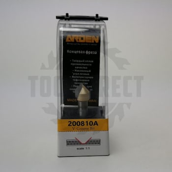 Фреза пазовая для Alucobond угол V=45° D=16x19x59 S=8 PROCUT INDUSTRIAL — артикул 200890AP