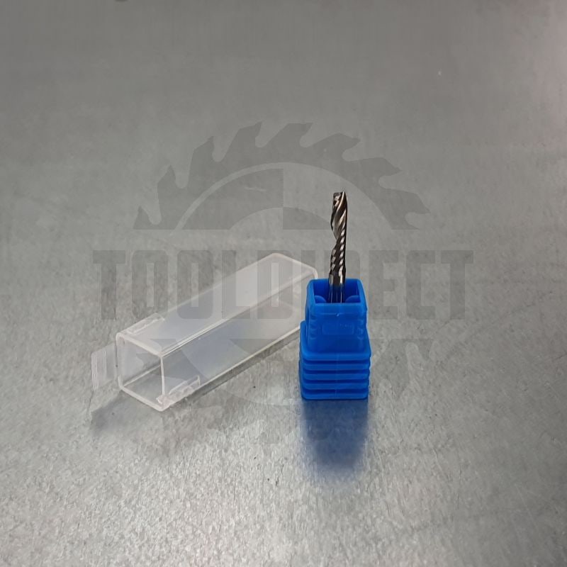 Фреза спиральная Z1 однозаходная (верхний рез) D=3.175x15x38 S=3.175 Tideway   