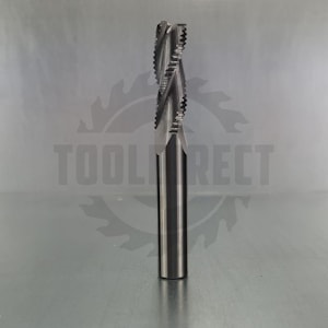 Фреза спиральная трехзаходная Z3 (верхний рез) с чистовым стружколомом D=12x35x90 S=12 Rotis  