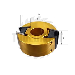 Фреза насадная универсальная с ограничителями D=93x30x40 Z2 Rotis  