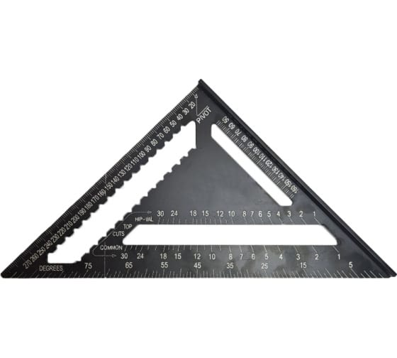 Треугольник SWANSON алюминиевый (метрика) 305мм  
